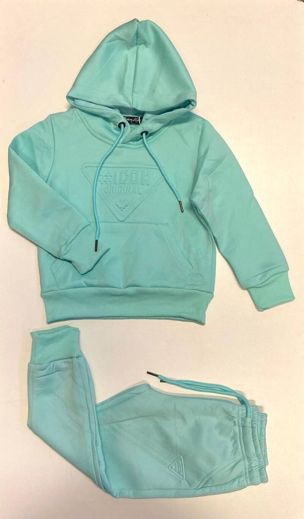 Joggingpak "ICON" Mint met 3D-Print