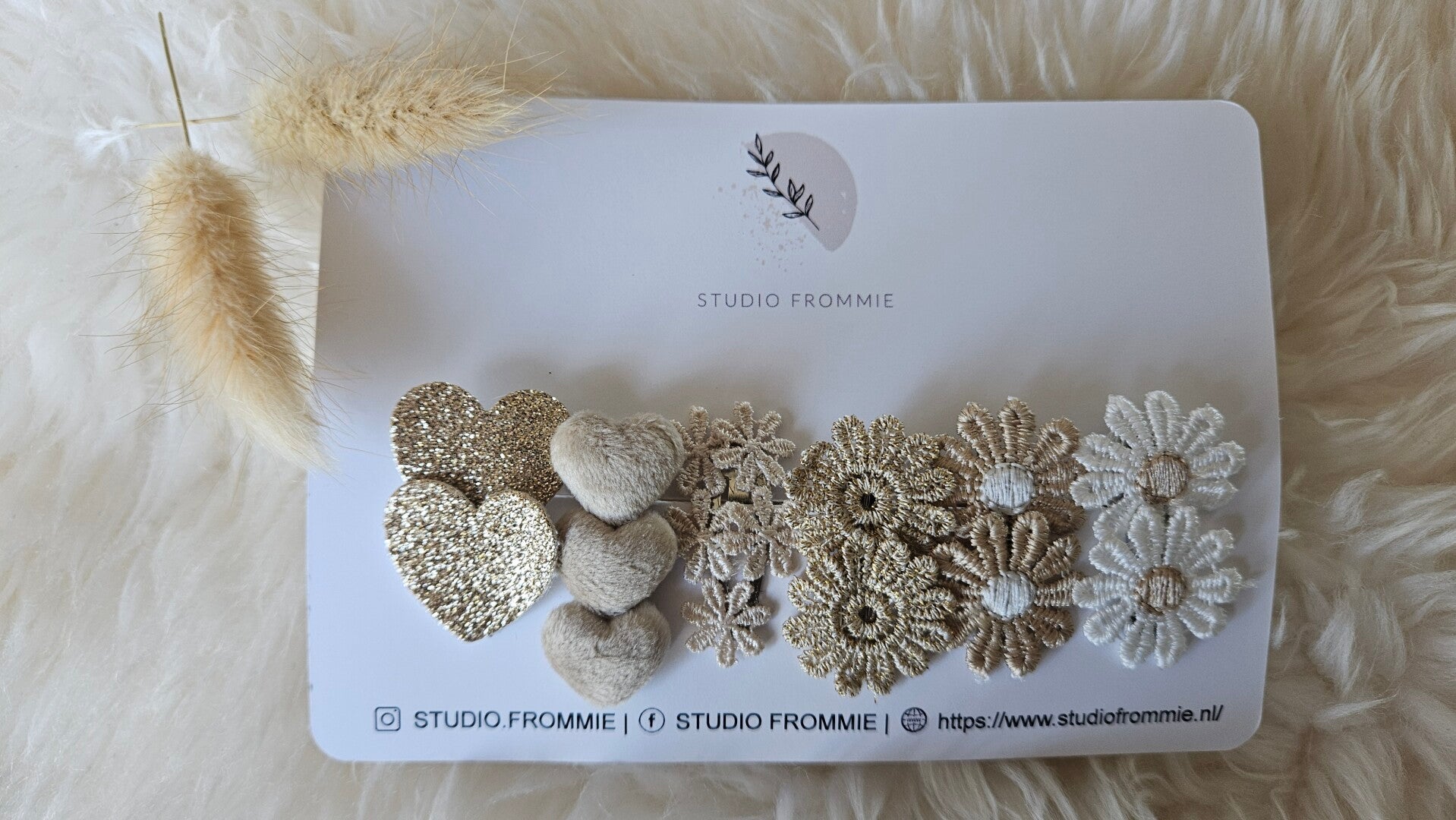 Haarclips combinatie