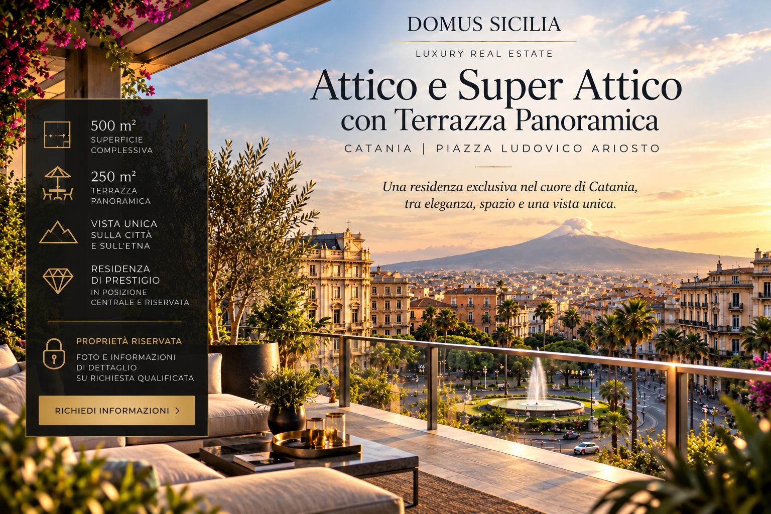 ATTICO E SUPER ATTICO CON TERRAZZA PANORAMICA