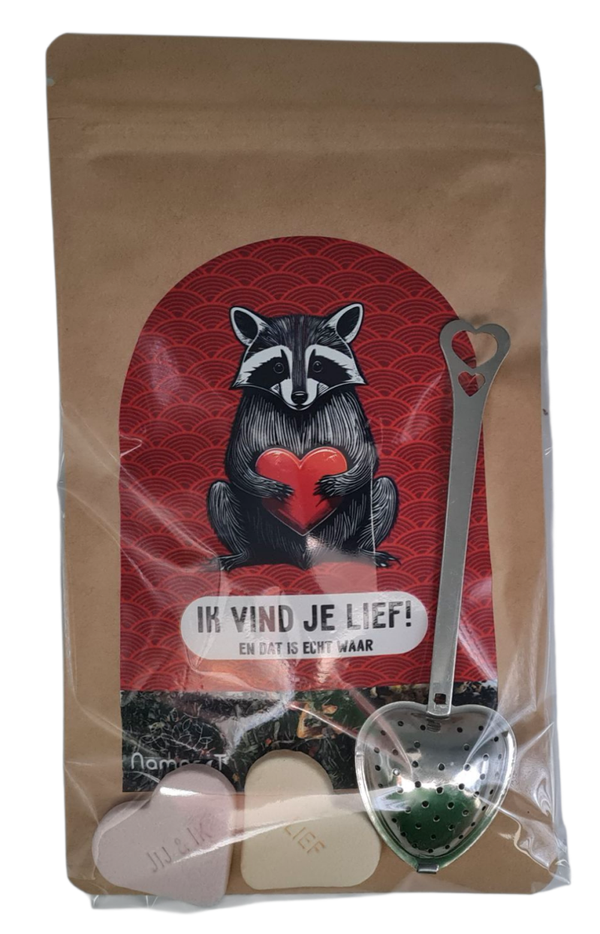 Ik vind je lief - Glimlach van de Mona Lisa thee