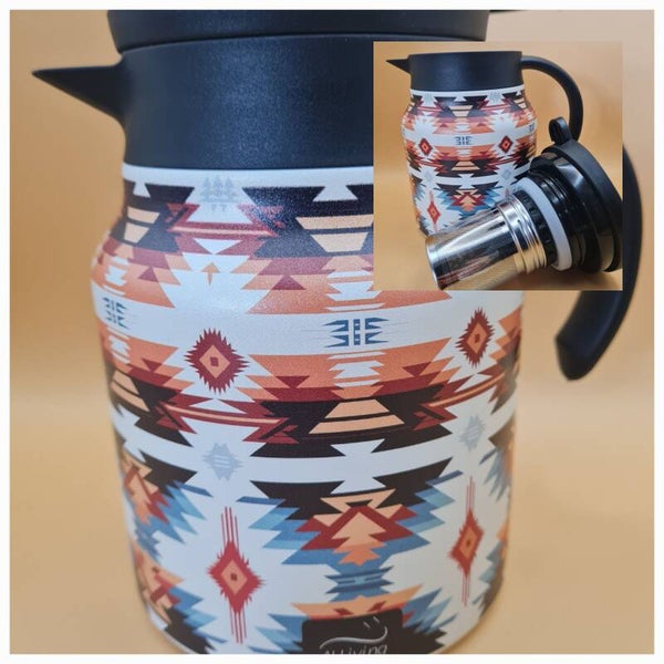 Thermosfles met filter 1000ml