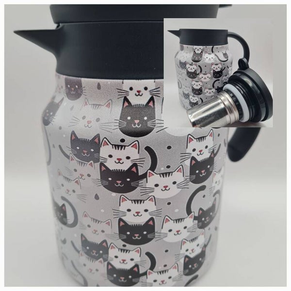 Thermosfles met filter 1000ml