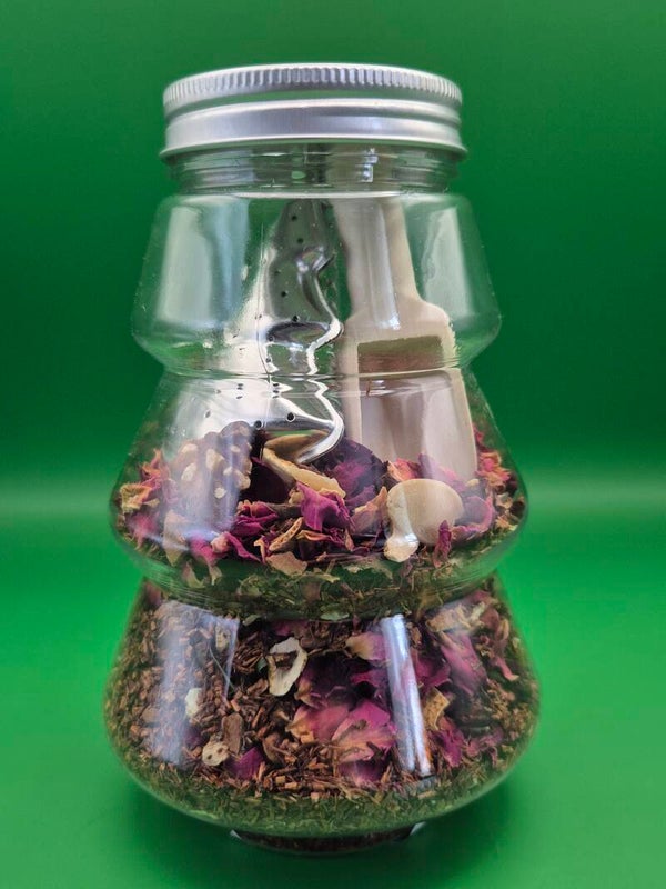 Theekerstboom met rooibos thee