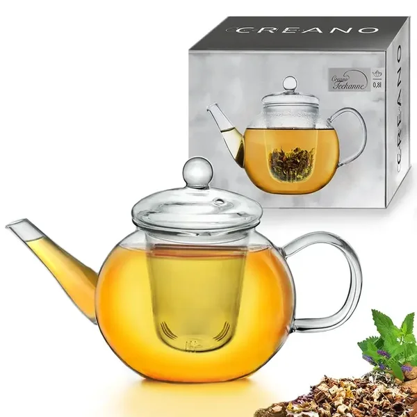 Theepot groot met zeef 800ml