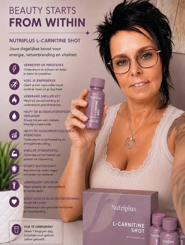 Nutriplus L-Carnitine shot, 750 ml (15 x 50 ml e)