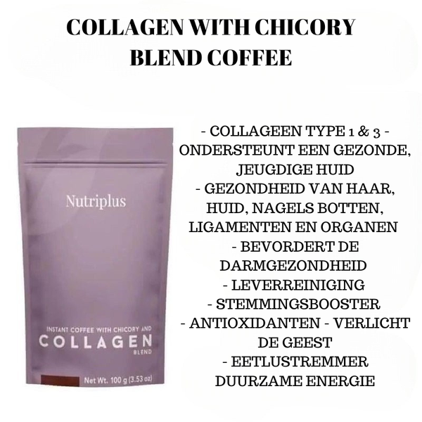 Nutriplus Koffie met Cichorei en Collageenmix