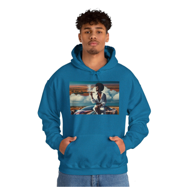 Unisex Cars and Cigars TX Art Hoodie