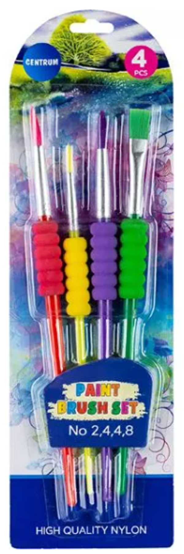 Penselen met grip - 4 stuks
