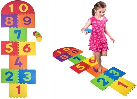 Foam puzzel hinkelbaan