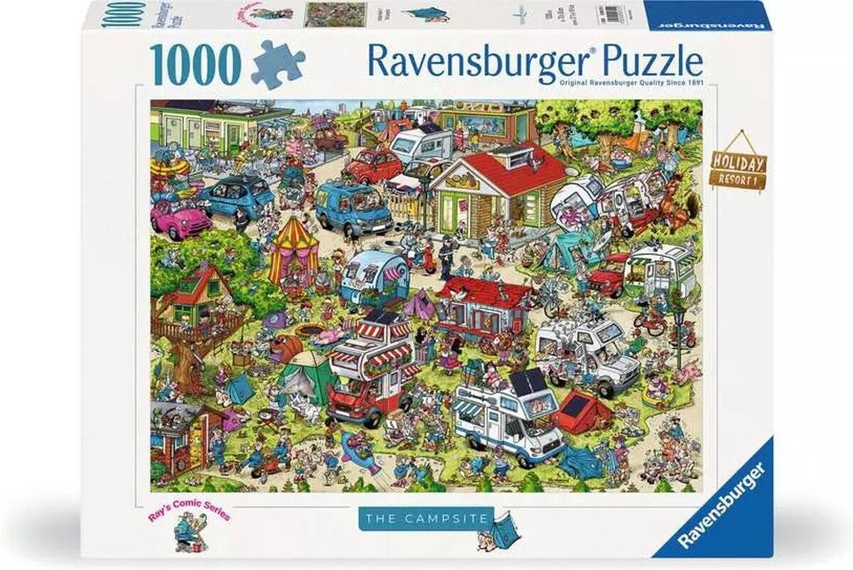 Puzzel 1000 stukjes - Camping