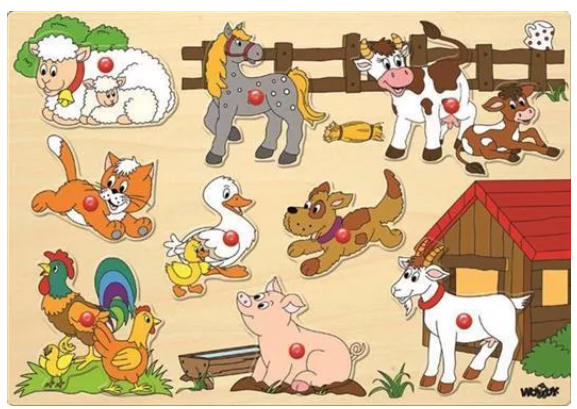 Inzet puzzel - Boerderij