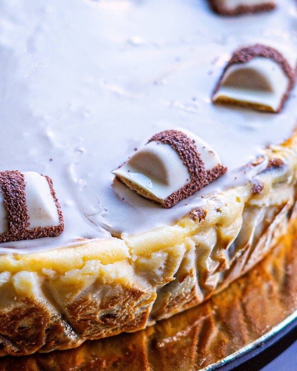 Tarta cheesecake de kinder