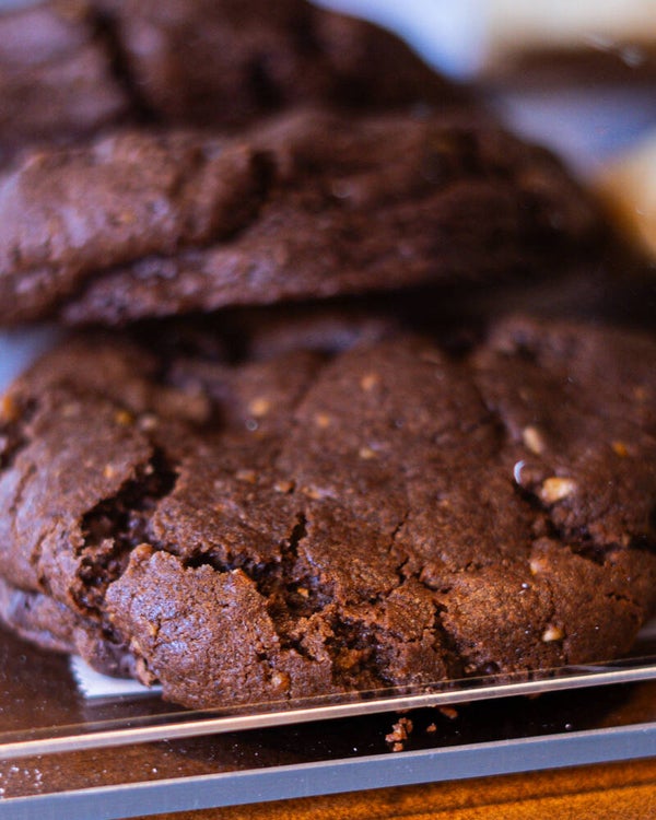 Cookies chocolate con kikos (rellena de nutella)