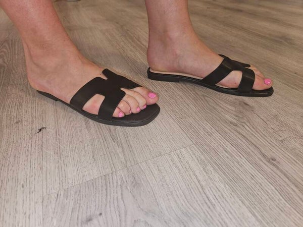 Slipper zwart