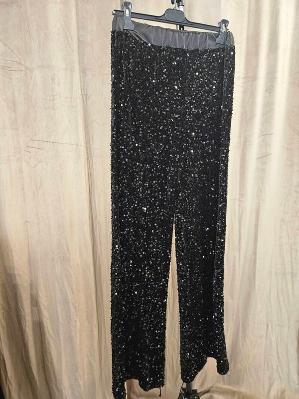 Set zwart glitter