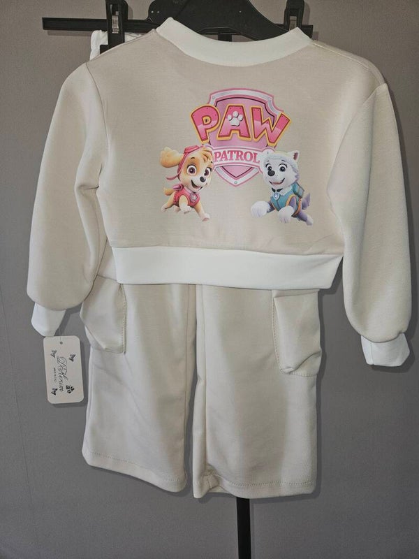 2delig setje beige  paw patrol
