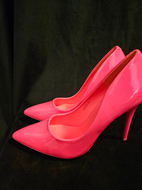 Hoge hak fushia rose