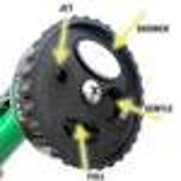33" Green Flat Hose Gun Set