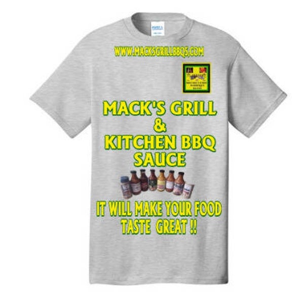 Mack's Griill  & Kitchen  White T-Shrit