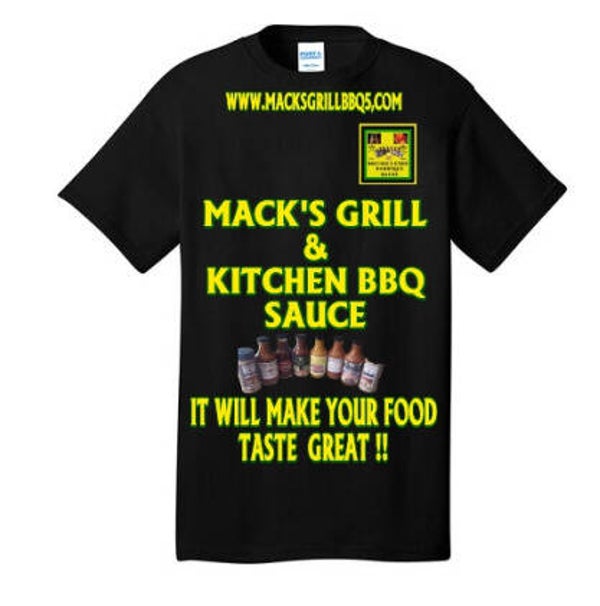 Mack's Griill  & Kitchen  Black T-Shrit