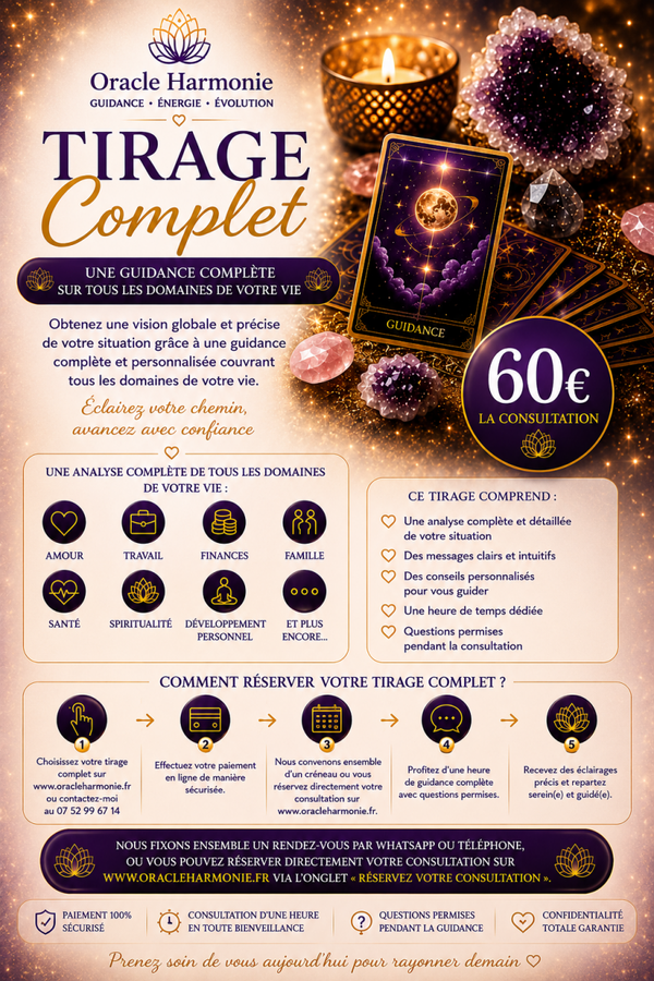 Tirage Complet  60 €