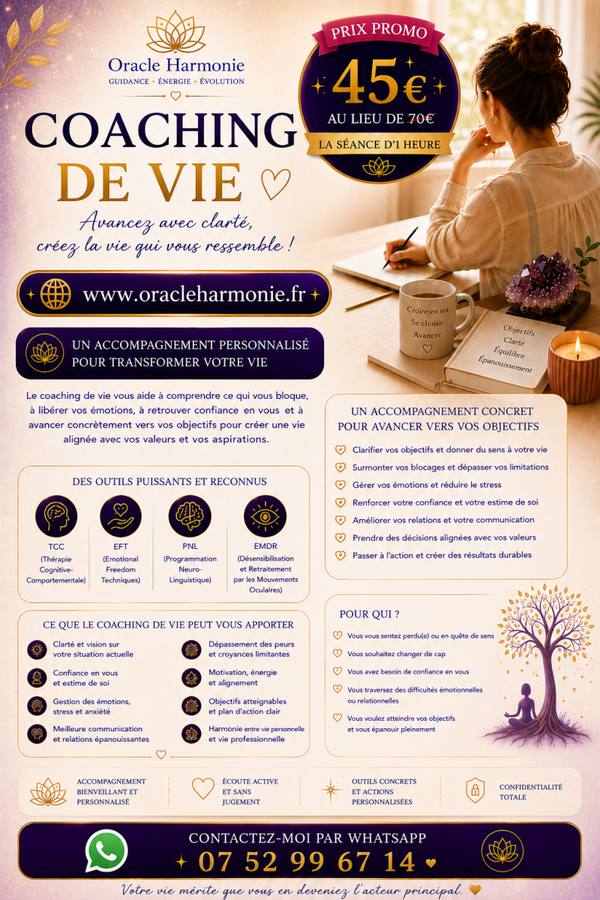 🌿 Coaching de Vie – 45 €