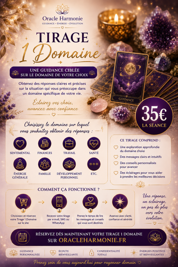 Tirage 1 Domaine  35 €