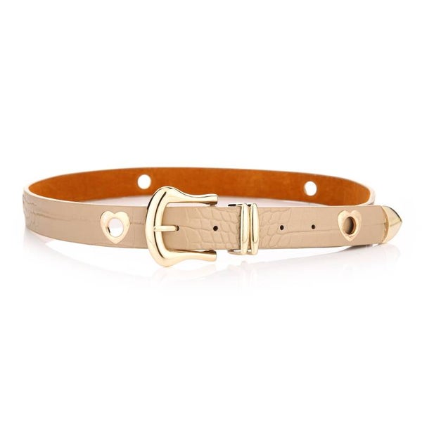 Riem beige/goud 95 cm