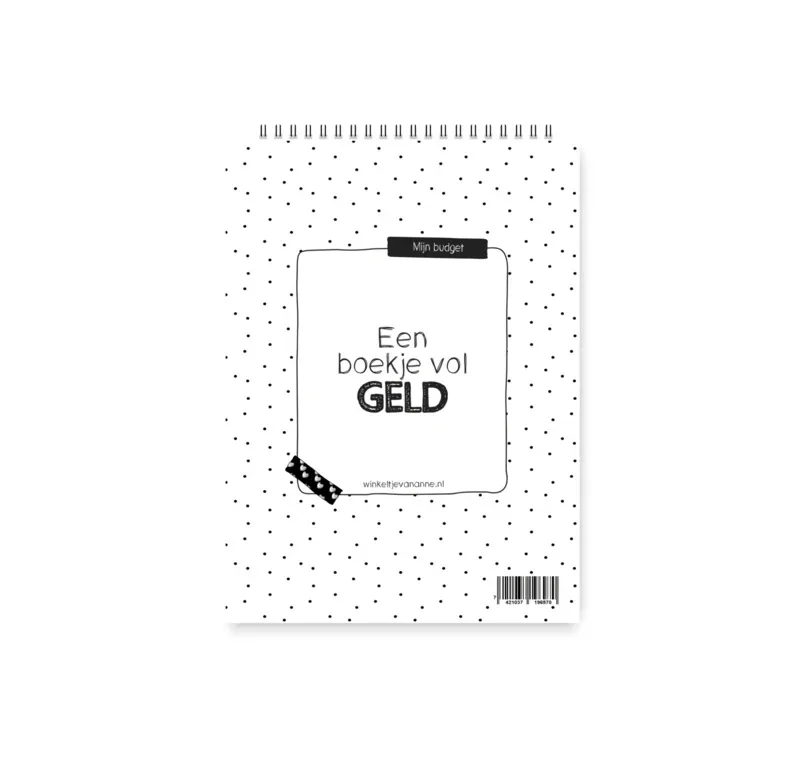 Budgetplanner "boekje vol geld"