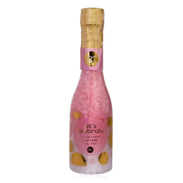 LATEN WE badzout vieren in een champagnefles 130gr