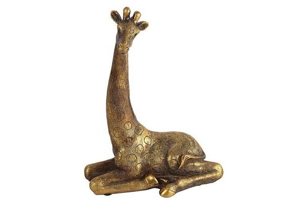 Giraffe zittend Amalia goud