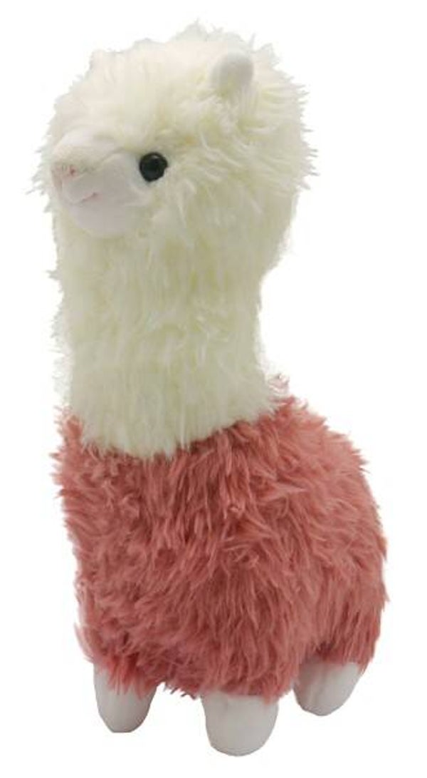 Pluche Alpaca pink 26 cm