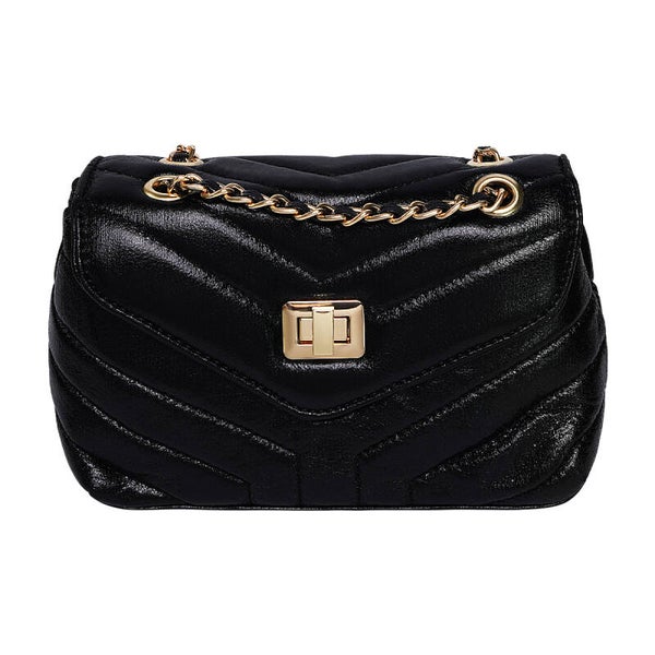 Tas Metallic Naddu Zwart