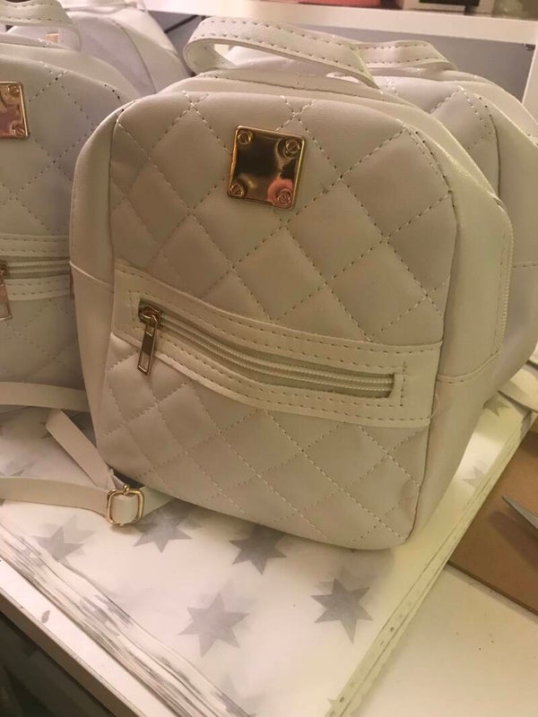 Rugtasje met leuke schatten