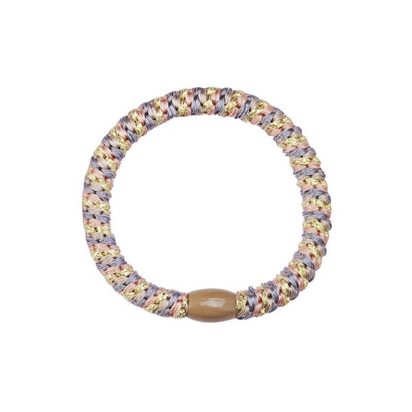 Haarelastiek / Armbandje Roze Multi