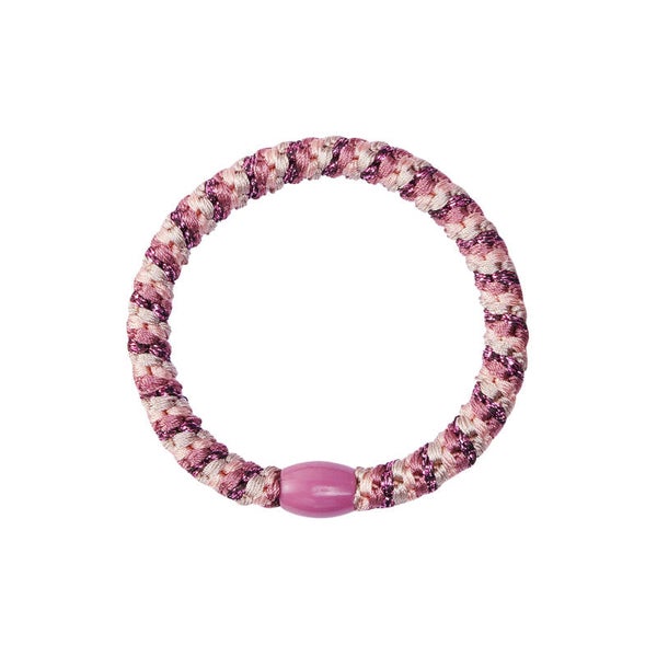 Haarelastiek / Armbandje lila/roze