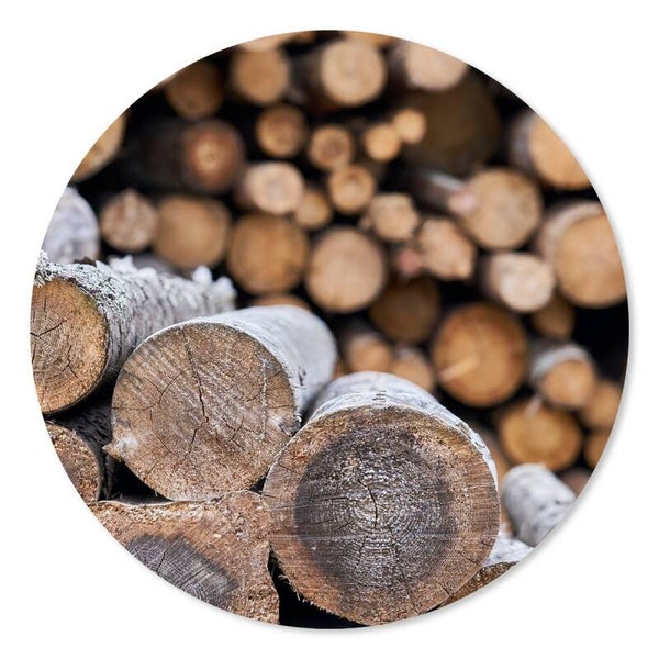 Muurcirkel Boomstammen 30 cm