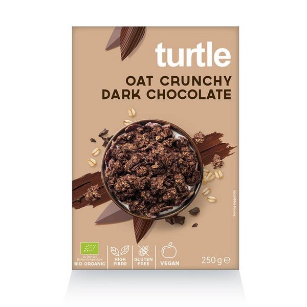 Oat crunchy dark chocolate 250 gram glutenvrij