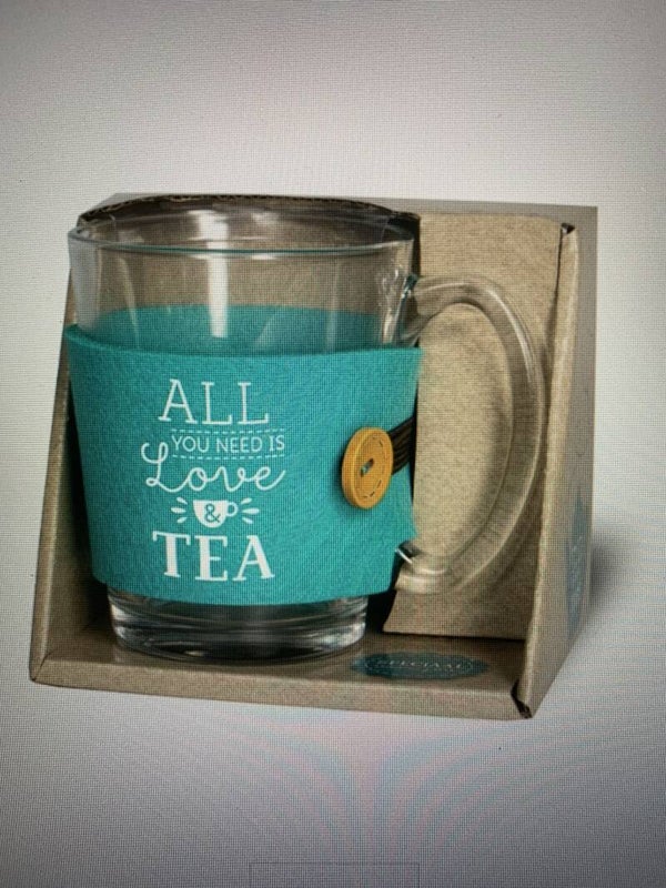 Theeglas “love tea”