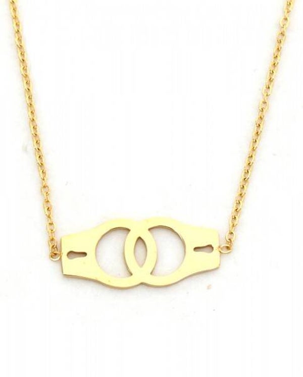 Ketting handboeien goud