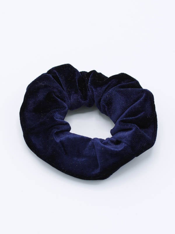 Scrunchie velours navy