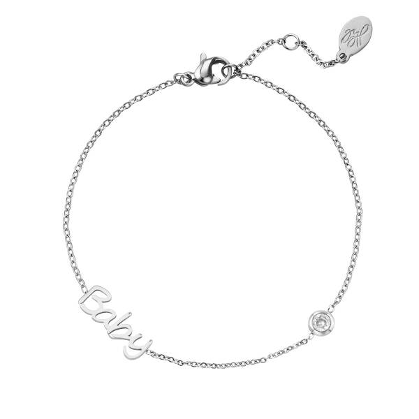 Armband Baby zilver