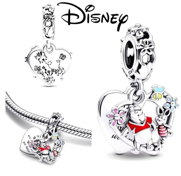 Bedel Winnie the pooh en knorretje zilver