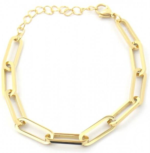 Armband ketting goud
