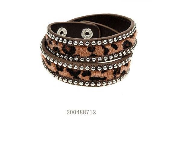 Armband bruin print