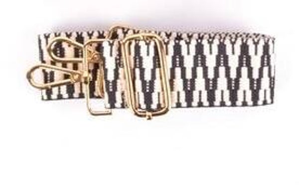 Bag Strap London Zwart/Wit