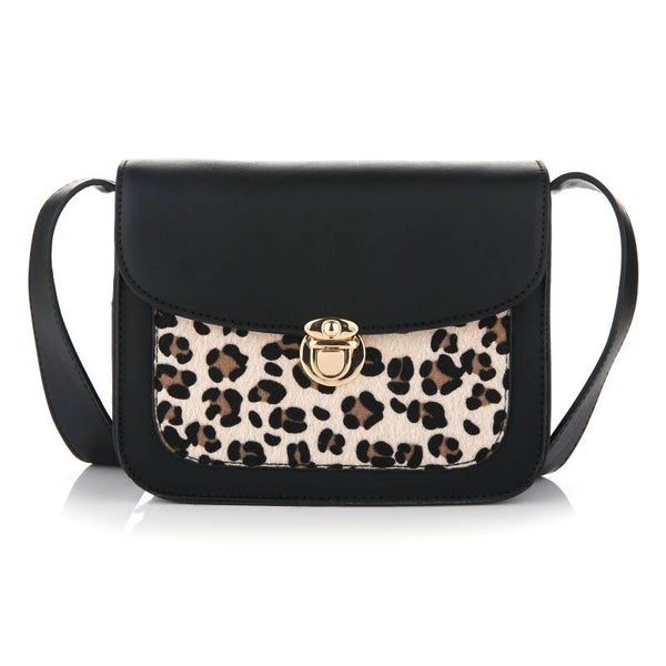 Schoudertas Lotte leopard