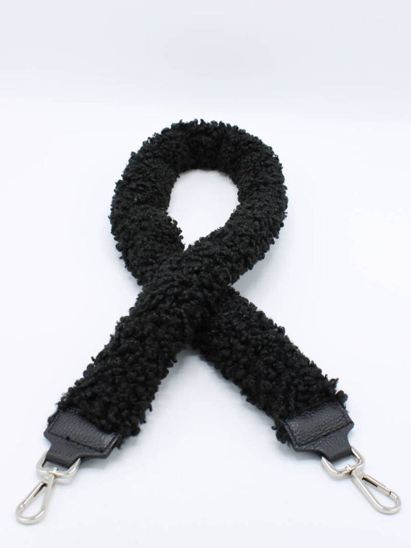 Teddy Bagstrap Zwart