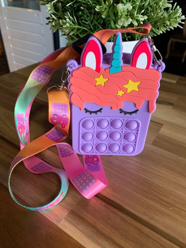 Pop-It Tasje Unicorn