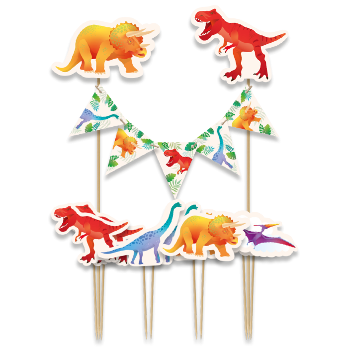 Taart Topper Set Dino's